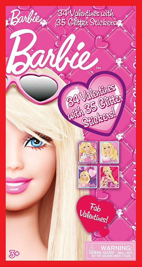 Paper Magic 34CT Deluxe - Glitter Stickers Barbie Kids Classroom ...