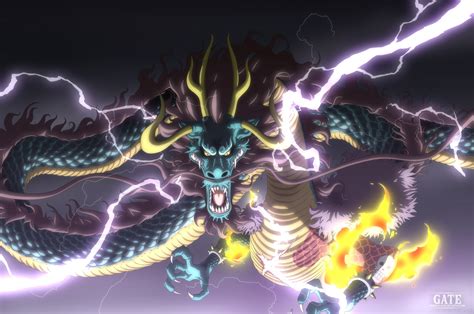 Kaido Thunderstorm - One Piece HD Wallpaper by Pisces-D-Gate