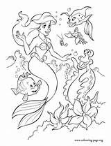 Ariel Coloring Page Printable sketch template