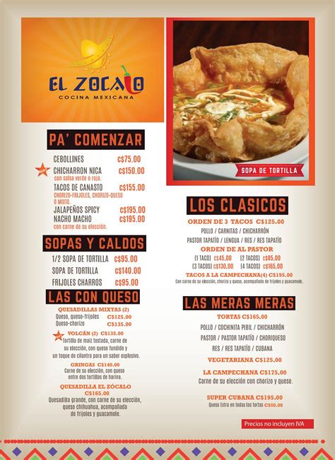 Zocalo menu by Checkout Delivery Nicaragua - Issuu