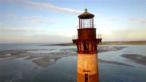 Morris Island Lighthouse Folly Beach SC HD - YouTube