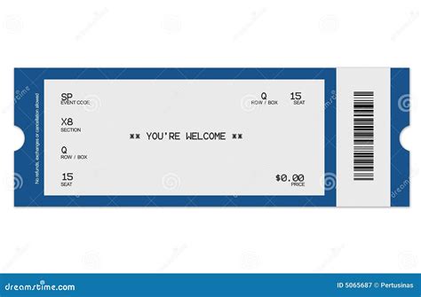 Event Ticket Royalty Free Stock Photography - Image: 5065687