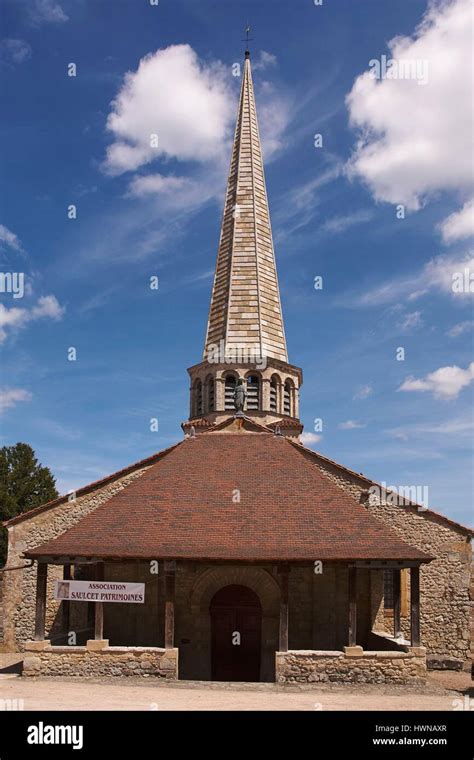 France, Allier, St Julien Church Stock Photo - Alamy