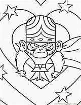 Mojo Jojo Coloring Pages sketch template