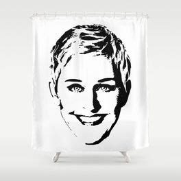 Ellen Degeneres Shower Curtain | Curtains, Shower curtain, Shower