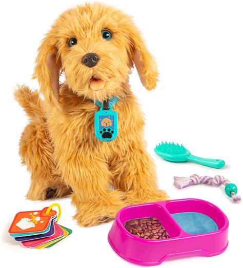 My Fuzzy Friend Moji Interactive Labradoodle - Plush Interactive Dog ...