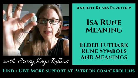 Isa Rune Meaning (Elder Futhark Runes) - Ancient Runes Revealed - Standstill Rune Symbol and ...