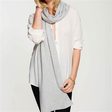 pure cashmere scarf by silk & grey | notonthehighstreet.com