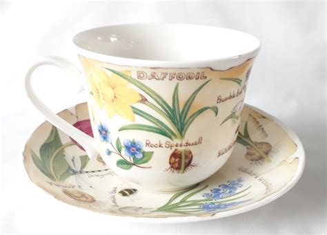 Nivag Collectables: Roy Kirkham - Flora Botanica: Flora Botanica Breakfast Cup and Saucer