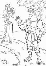 Hercules Coloring Pages Disney  Home sketch template
