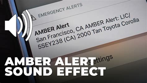 Amber Alert Sound Effect - MP3 Download