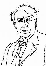 Thomas Edison Coloring Pages And Fun Facts sketch template