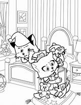 Pajama Printable Coloring Pages Sketch Page sketch template
