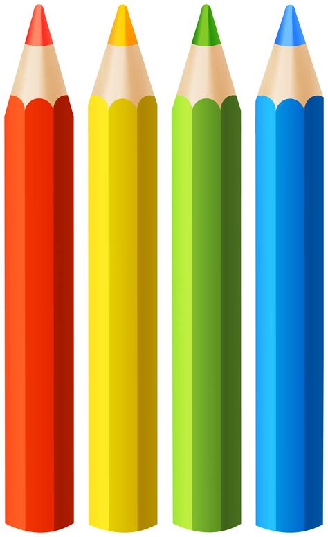 Colored Pencil Clip Art Sharpened Pencil Cliparts Png - vrogue.co
