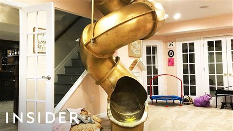 Basement Renovations Hide Slides And Secret Rooms - YouTube | Secret ...