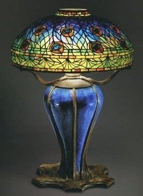 Peacock Tiffany Lamp - Foter