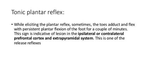 Plantar reflex