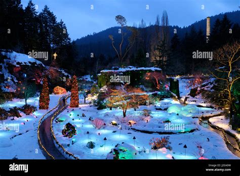 Butchart gardens winter hi-res stock photography and images - Alamy