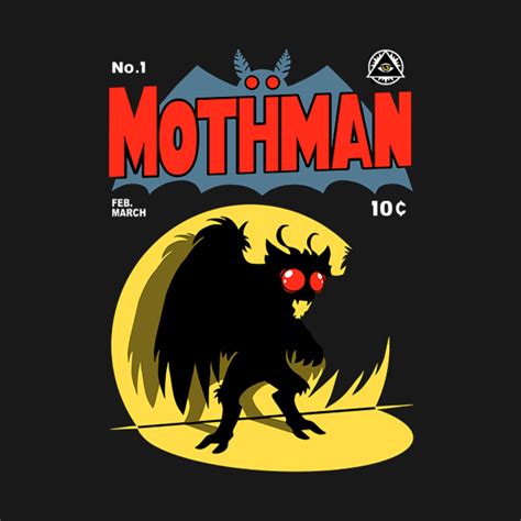 Mothman Logo - Mothman - T-Shirt | TeePublic