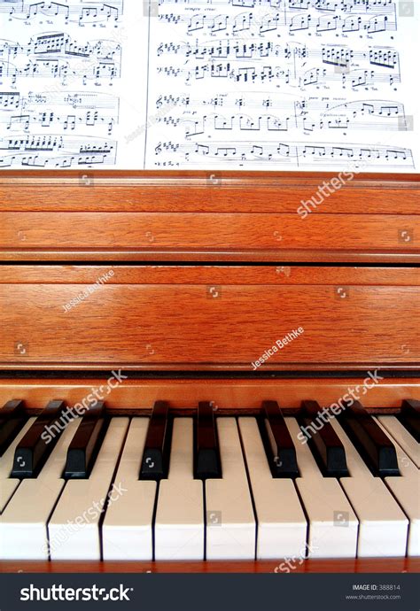 Piano Keys And Music Stock Photo 388814 : Shutterstock