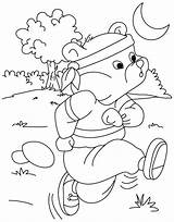 Running coloring page  Download Free For Kids sketch template