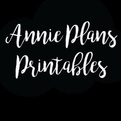 AnniePlansPrintables - Etsy