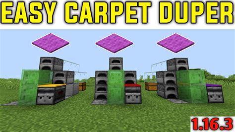 Carpet Duplicator In Minecraft - Carpet Vidalondon