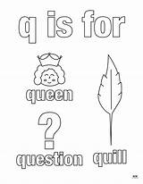 Letter Q Coloring Pages  15 FREE Printabulls sketch template