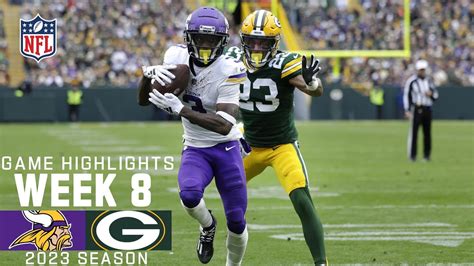 Minnesota Vikings vs. Green Bay Packers | 2023 Week 8 Game Highlights - Win Big Sports