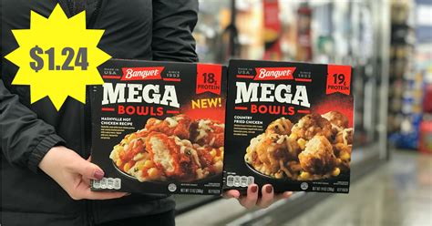 Banquet Mega Bowls and Meals ONLY $1.24 with Kroger Mega Sale! | Kroger ...