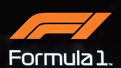 Download Formula 1 Logo With Orange And Black Letters | Wallpapers.com