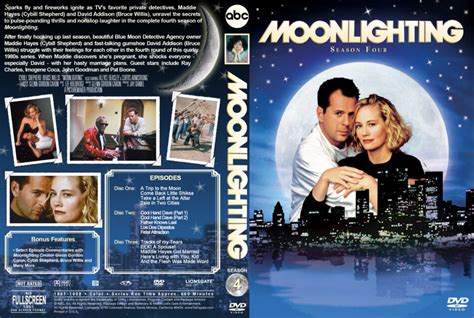 Moonlighting - Season 4 dvd cover & labels (1987) R1 Custom