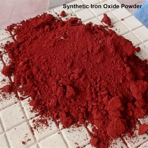 Red Synthetic Iron Oxide Powder at best price in Mansa | ID: 26228717997