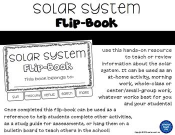 Solar System Flip-Book by teacher teach me | Teachers Pay Teachers