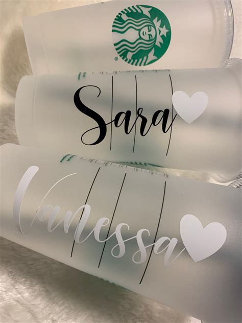 Starbucks Personalized Tumblers Bridesmaid Gifts Reusable | Etsy