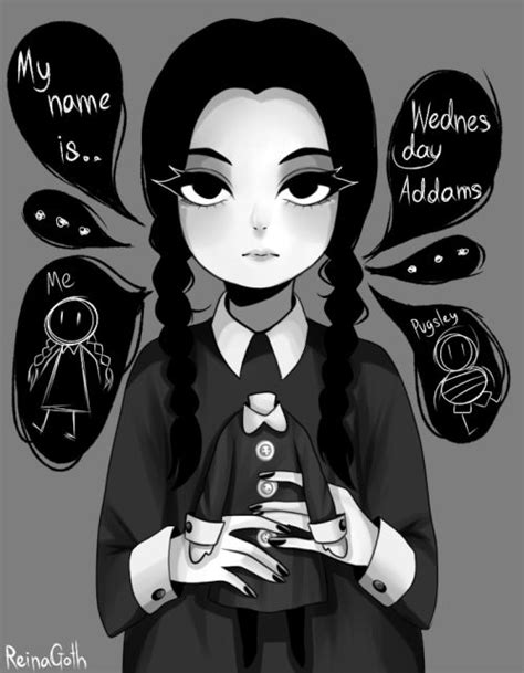 reinagoth | Addams family, Wednesday addams, Drawings