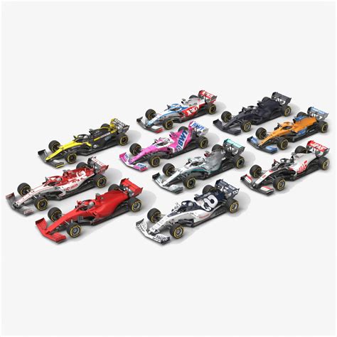 Formula 1 Season 2020 F1 Race Car Collection 3D model | OpticalDreamSoft