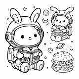 Premium Vector  Cute Rabbit vector For coloring sketch template