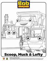 Bob The Builder Scoop Coloring Page Pages sketch template