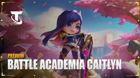 Battle Academia Caitlyn Exclusive Chibi Preview (Chinese Server ...