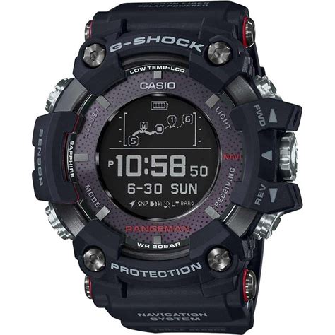 Casio G-Shock Men's Rangeman Bluetooth® GPS Solar Navigator Watch - Watches from Francis & Gaye ...