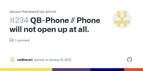 QB-Phone // Phone will not open up at all. · Issue #234 · qbcore-framework/qb-phone · GitHub