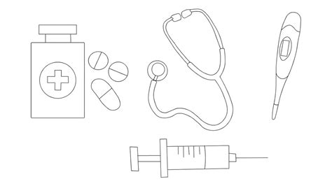 Doctor Tools Drawing