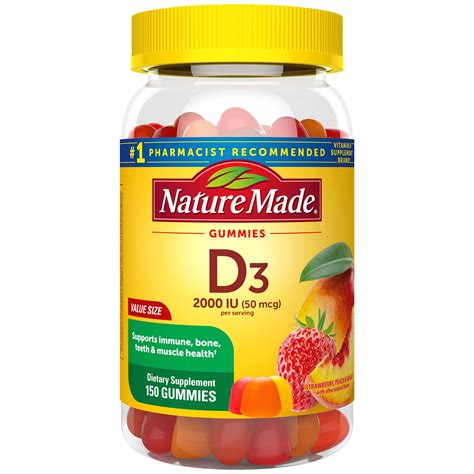 Nature Made Vitamin D3 Adult Gummies Value Size | Pick Up In Store TODAY at CVS