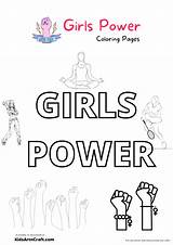 Girl Power Coloring Pages For Kids – Free Printables  Art & Craft sketch template