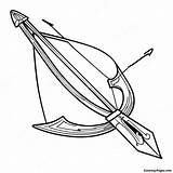 Bow And Arrow Coloring Page  Coloring Pagescom sketch template