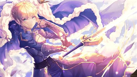 Artoria Pendragon Excalibur Fate Grand Order Live Wallpaper - MoeWalls