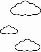 Kids Drawing Of Clouds Coloring Page  NetArt sketch template