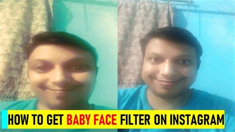 HOW TO GET BABY FACE FILTER ON INSTAGRAM - YouTube