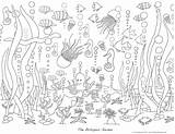 Ocean Coloring Pages Free Printable sketch template